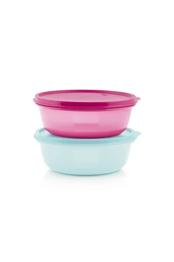 Tupperware Refrigerator Storage and Food Serving Container Set of 2 600 ml