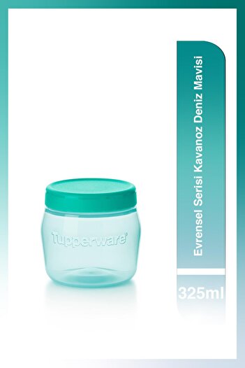 Tupperware Universal Series Food Storage Jar Teal 325 ml