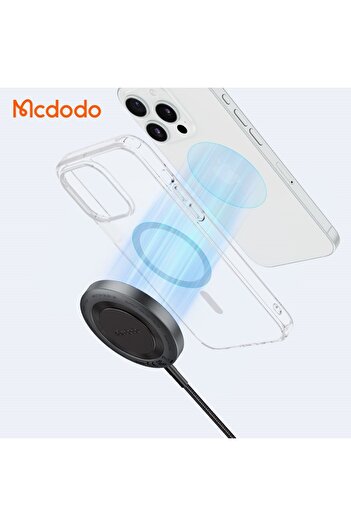 Mcdodo CH-5490 True 15W İphone Kablosuz Şarj Cihazı Siyah
