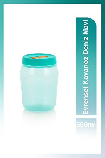 Tupperware Sea Blue Universal Series 550ml Food Storage Jar