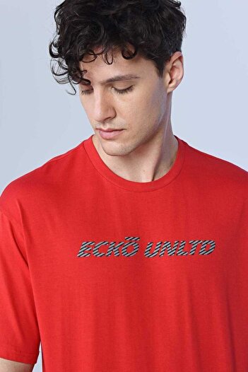 ECKO UNLTD Ανδρικό μπλουζάκι με λαιμόκοψη Red Fleming