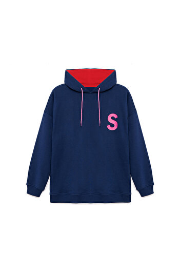 Touché Privé Letter Printed OVERSIZE SWEATSHIRT