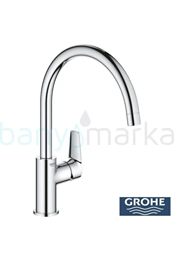 Grohe 31367001 Bauedge Single Controlled Sink Faucet