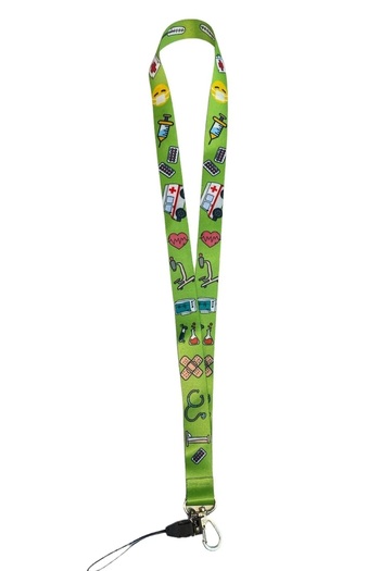 İYİ MODA Healthcare Workers Nurse Doctor Physician Psychologist ID Badge Strap Phone Strap Neck Lanyard