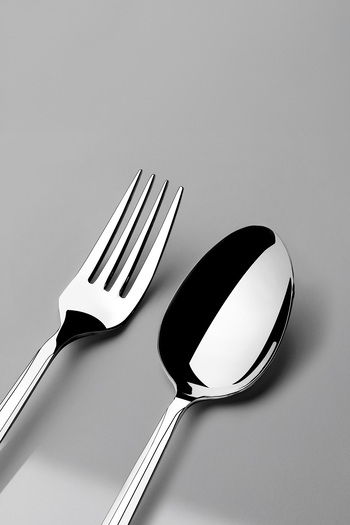 Nehir Milano Plain - 30-piece Fork and Spoon Set for 6 People