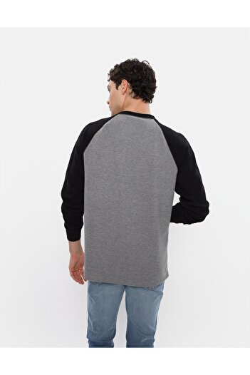 AMERICAN EAGLE Ae Long-Sleeve Raglan Thermal T-Shirt