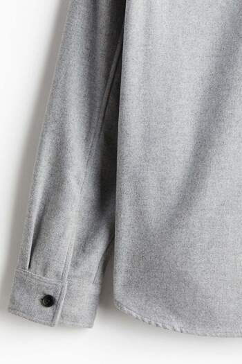 H&M Regular Fit Felted overshirt