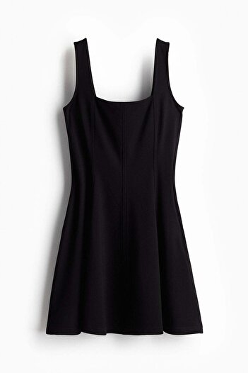 H&M Square-neck jersey dress
