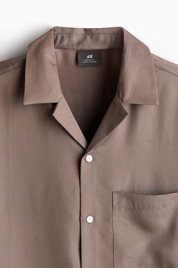 H&M Regular Fit Lyocell resort shirt
