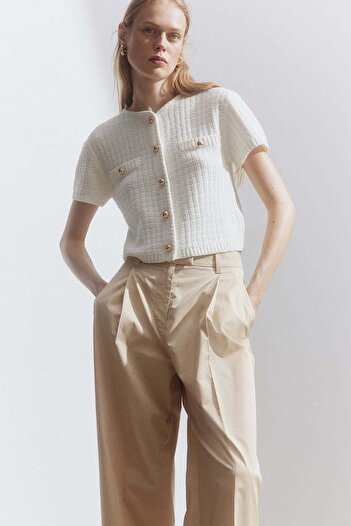 H&M Structured-knit cardigan