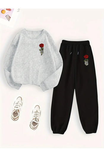 Pink Sky Plus Size Unisex Tracksuit Set