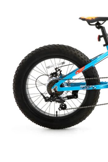 Bisan Limit 20" Jant Alüminyum Çocuk Fat Bike - Mavi Turuncu, Disk Fren, Shimano Vites