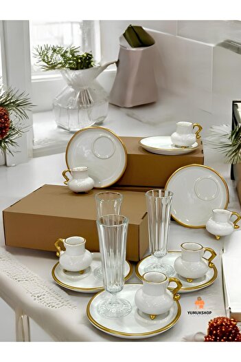 Carmen Soft 6-Piece Luxury King Coffee Cup Set