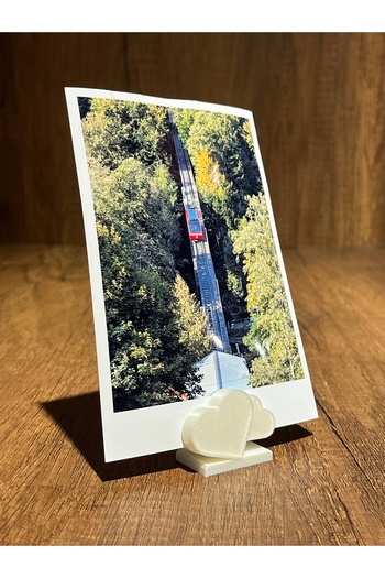 Alp in Alpes Photo Stand Heart Picture Holder Card Holder
