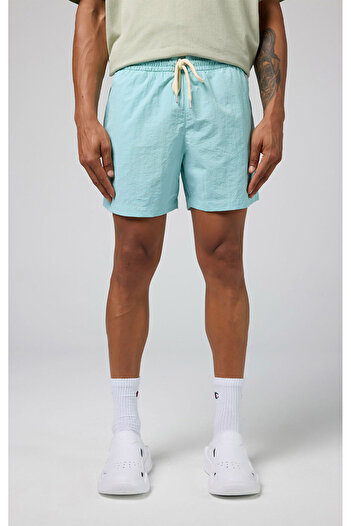 Champion Eco Future Beachshort Organik Pamuk Mavi Erkek Mayo-219790-BS017