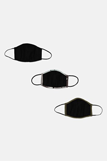 DC 3 Pieces Unisex Face Mask, Multicolor