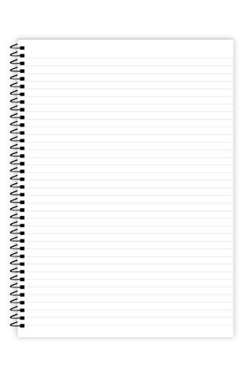 Le Color School Notebook A5 Plastic Cover Striped 200sy Tranz