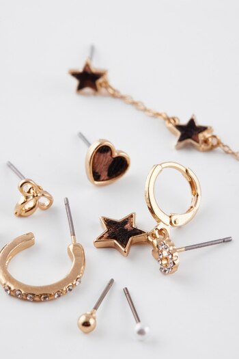 DeFacto Women's 9-Piece Earrings Set