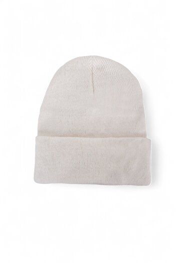 Eke Tekstil Unisex Folded Black, white, gray 3-Piece Beret Set