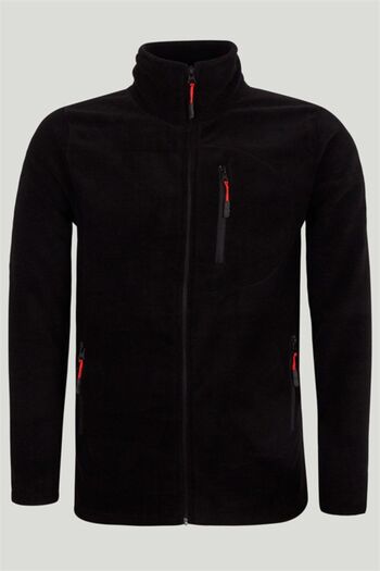 MAXIMILLIAN Μαύρο Χρώμα με φερμουάρ 3 Pocket Softshell Polar 5625 - ΜΑΥΡΟ