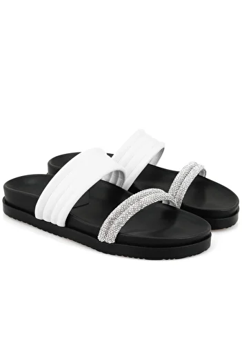 Desa Emilo White Women's Desacomfort Sole Slippers