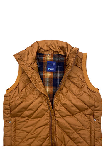 Masimar Water Repellent Windproof Puffer Vest with Wool Lining Inside Pockets and Zipper