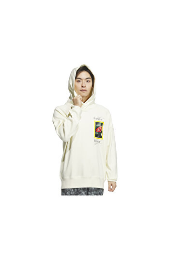 adidas Men's Casual Sweatshirts Natgeo Gfx Hdy - Is9523 Cream