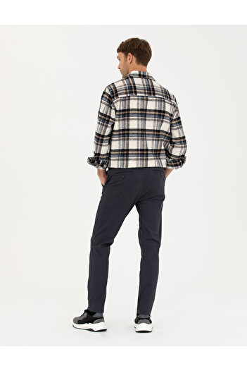Pierre Cardin Lacivert Slim Fit Kanvas Pantolon 50276718-VR033