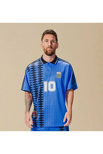JANJON STAR Lionel Messi 1994 Παγκόσμιο Κύπελλο Αργεντινής Νοσταλγίας Τζέρσεϊ με γιακά προσαρμοσμένου σχεδιασμού