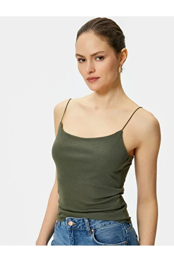 Koton Thin Strap Athlete Viscous Fabric Mixed