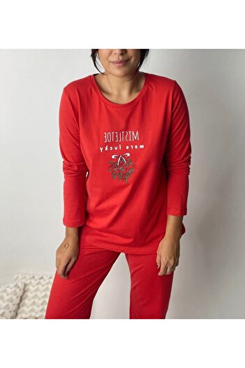 ESNOA Women's Seasonal Cotton Fabric Pajama Suit