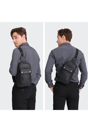 CACTİVE Unisex Black Body Bag - Cactive Ctv8743