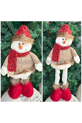 QUEEN AKSESUAR Red Movable Mascot Sculpture for New Year - Room Decoration, Tree Ornament