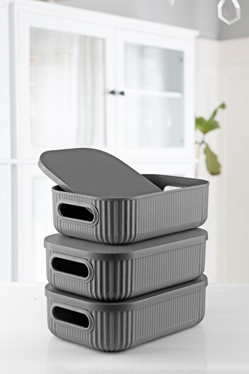 Nandy Home Set of 3 Decorative Organizer - 3.2Lt Storage Box