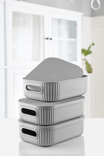 Nandy Home Set of 3 Decorative Organizer - 3.2Lt Storage Box