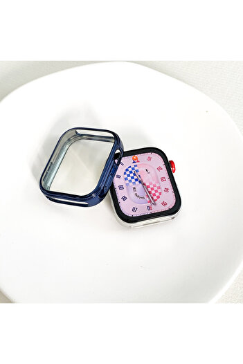 Techmaster Huawei Watch Fit 3 Uyumlu Kasa Ekran Koruyucu 360 Tam Koruma Kılıf Kapak