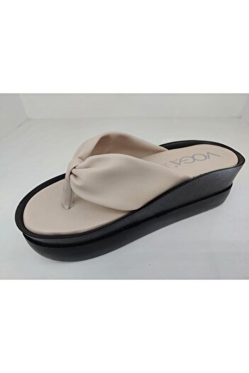 Voga 258300 Flip-flops casual confort cu toc pană