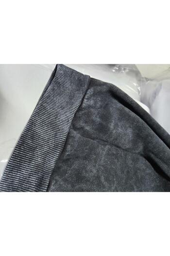 Touz Moda Φούτερ με κουκούλα New Year Washed Stich Vintage