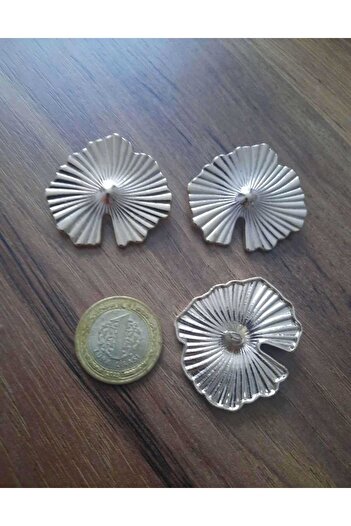 Beyna Special Design Gold Plated Metal Button 4 cm 1 Pack 3 Pieces
