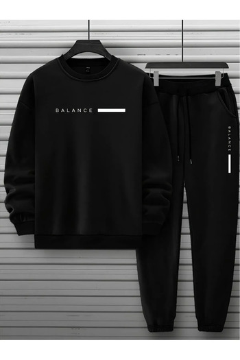 Elfa Tekstil Σετ φόρμας Unisex με στάμπα BALANCE