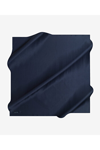 Aker Solid Color 90X90 Plain Ground Silk Crepe Satin Scarf