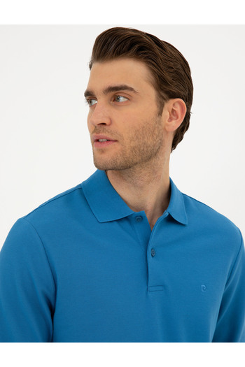 Pierre Cardin İndigo Slim Fit Basic Sweatshirt 50294438-VR028