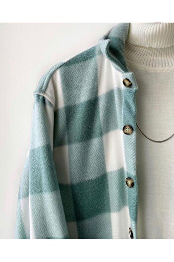A&O Style Πορτοκαλί Oversize Χοντρό χειμερινό έθνικ μοτίβο βαμβακερό ανδρικό πουκάμισο ξυλοκόπο
