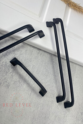 Red Level Defne 160 mm Mâner Modern Negru Modele Mâner Mobilier Sertar Dulap Bucătărie Country de Lux