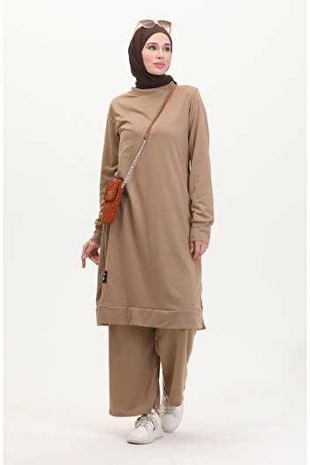 sefamerve Toprak Two String Tunic and Pants Set - 0044-36