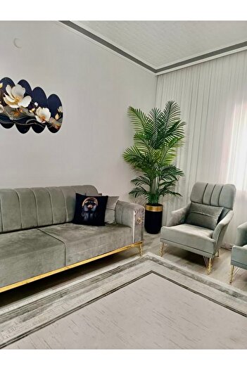 İremÇiçekçilik Yapay Çiçek Uygula 210 Cm 18 Yaprak Yapay Ağaç Yapay Çiçek Uygula Salon Çiçeği Yapay Çiçek