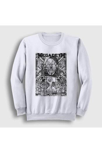Presmono Φούτερ Unisex White Time Megadeth 66202tt