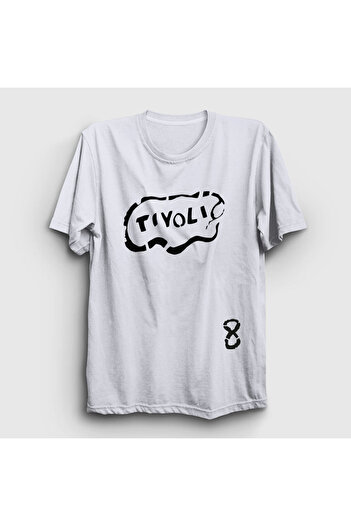 Presmono Μπλουζάκι Unisex Λευκό Tivoli Pearl Jam 74388tt