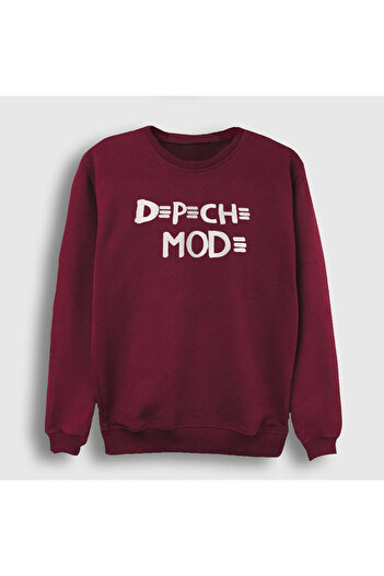 Presmono Φούτερ Unisex Claret Red Logo Depeche Mode 140722 ττ