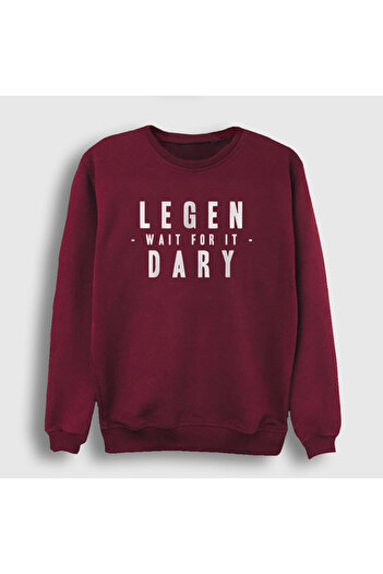 Presmono Φούτερ Unisex Claret Red Legendary How I Met Your Mother 195137 ττ
